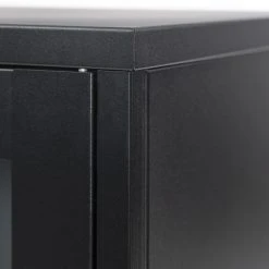 Ars manufacti Sideboard Kayys - Glas / Metall - Schwarz -Wohnzimmermöbel boutique en ligne 1000219025 210330 15113200029 DETAILS P000000001000219025