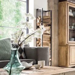 Red Living Kaminholzregal Huntley - Metall - Vintage Schwarz -Wohnzimmermöbel boutique en ligne 1000219504 200724 06293600055 MOOD DETAILS P000000001000219504 mood