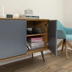 Studio Copenhagen Sideboard Danica - Echtholzfurnier - Matt Dunkelgrau / Esche 19 Studio Copenhagen Sideboard Danica - Echtholzfurnier - Matt Dunkelgrau / Esche -Wohnzimmermöbel boutique en ligne 1000220479 201113 13035200053 DETAILS P000000001000220479