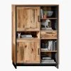 Ridgevalley Highboard Priay - Lärche Dekor / Graphit