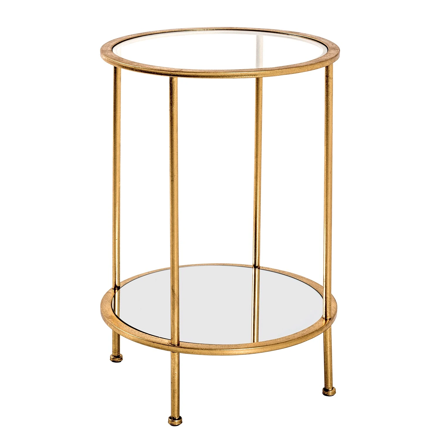 Red Living Beistelltisch Casa View I - Glas / Metall - Gold 1 Red Living Beistelltisch Casa View I - Glas / Metall - Gold