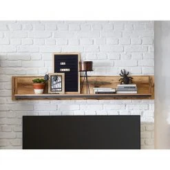 Ridgevalley Wohnwand Priay III (4-teilig) - Inkl. Beleuchtung - Lärche Dekor / Graphit -Wohnzimmermöbel boutique en ligne 1000221769 200831 14271800031 MOOD DETAILS P000000001000221769 mood