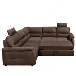 Fredriks Ecksofa Gladwin - Microfaser Zari: Espresso - Schlaffunktion davorstehend rechts -Wohnzimmermöbel boutique en ligne 1000222172 201113 13215500666 DETAILS P000000001000222172
