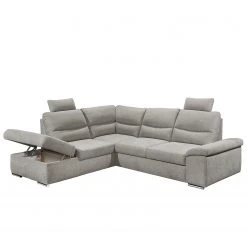 Fredriks Ecksofa Caldwell - Webstoff - Webstoff Roge: Silber - Ottomane davorstehend links -Wohnzimmermöbel boutique en ligne 1000222216 201119 09424700716 DETAILS P000000001000222216