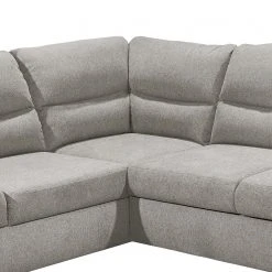 Fredriks Ecksofa Caldwell - Webstoff - Webstoff Roge: Silber - Ottomane davorstehend links -Wohnzimmermöbel boutique en ligne 1000222216 201119 09424700719 DETAILS P000000001000222216