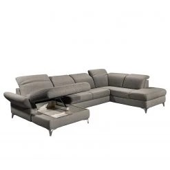 Fredriks Wohnlandschaft Glenmoore - Webstoff - Webstoff Ganum: Steingrau - Longchair davorstehend links / Ottomane rechts 22 Fredriks Wohnlandschaft Glenmoore - Webstoff - Webstoff Ganum: Steingrau - Longchair davorstehend links / Ottomane rechts -Wohnzimmermöbel boutique en ligne 1000222220 201113 21120600176 DETAILS P000000001000222220