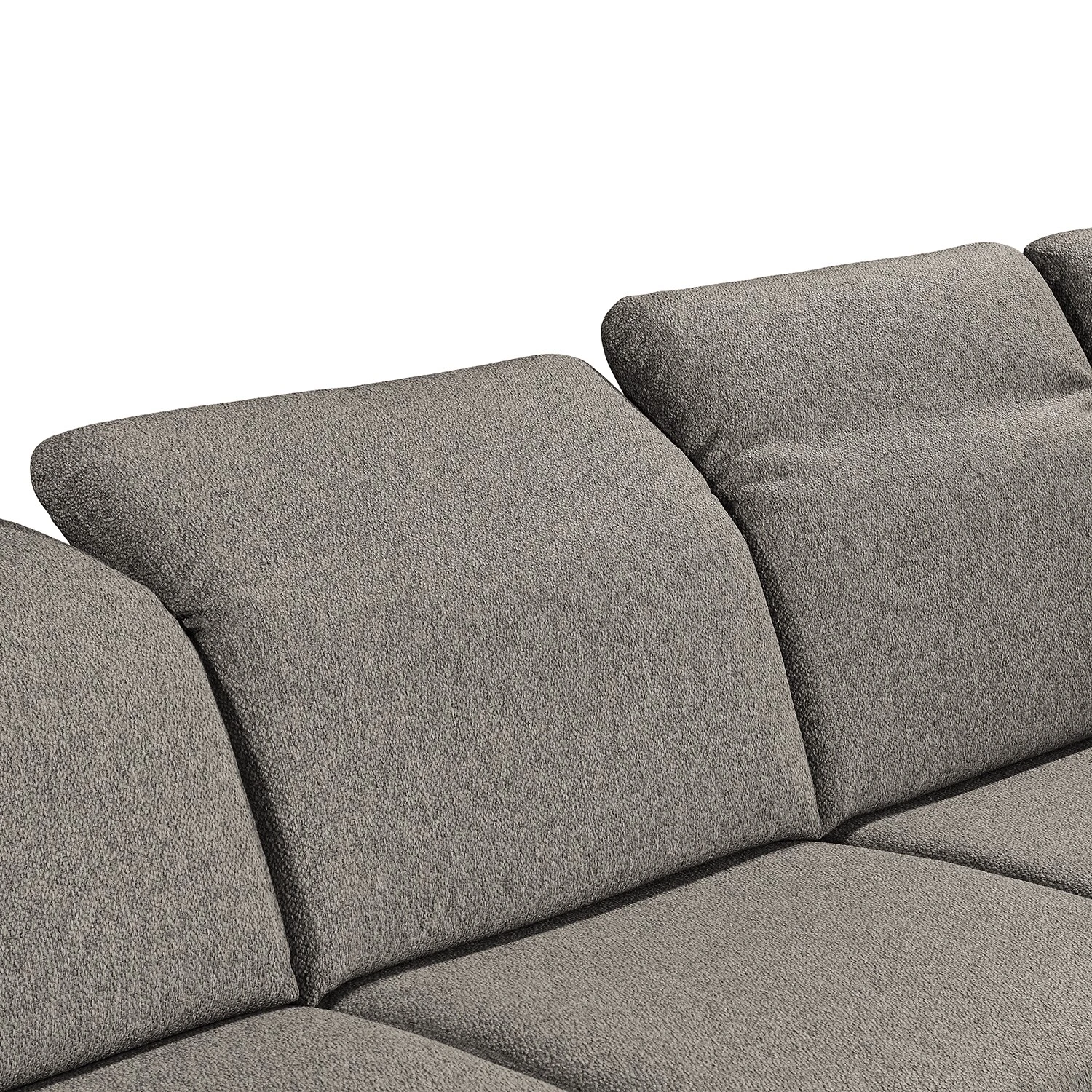 Fredriks Wohnlandschaft Glenmoore - Webstoff - Webstoff Ganum: Steingrau - Longchair davorstehend links / Ottomane rechts 11 Fredriks Wohnlandschaft Glenmoore - Webstoff - Webstoff Ganum: Steingrau - Longchair davorstehend links / Ottomane rechts – Bild 11