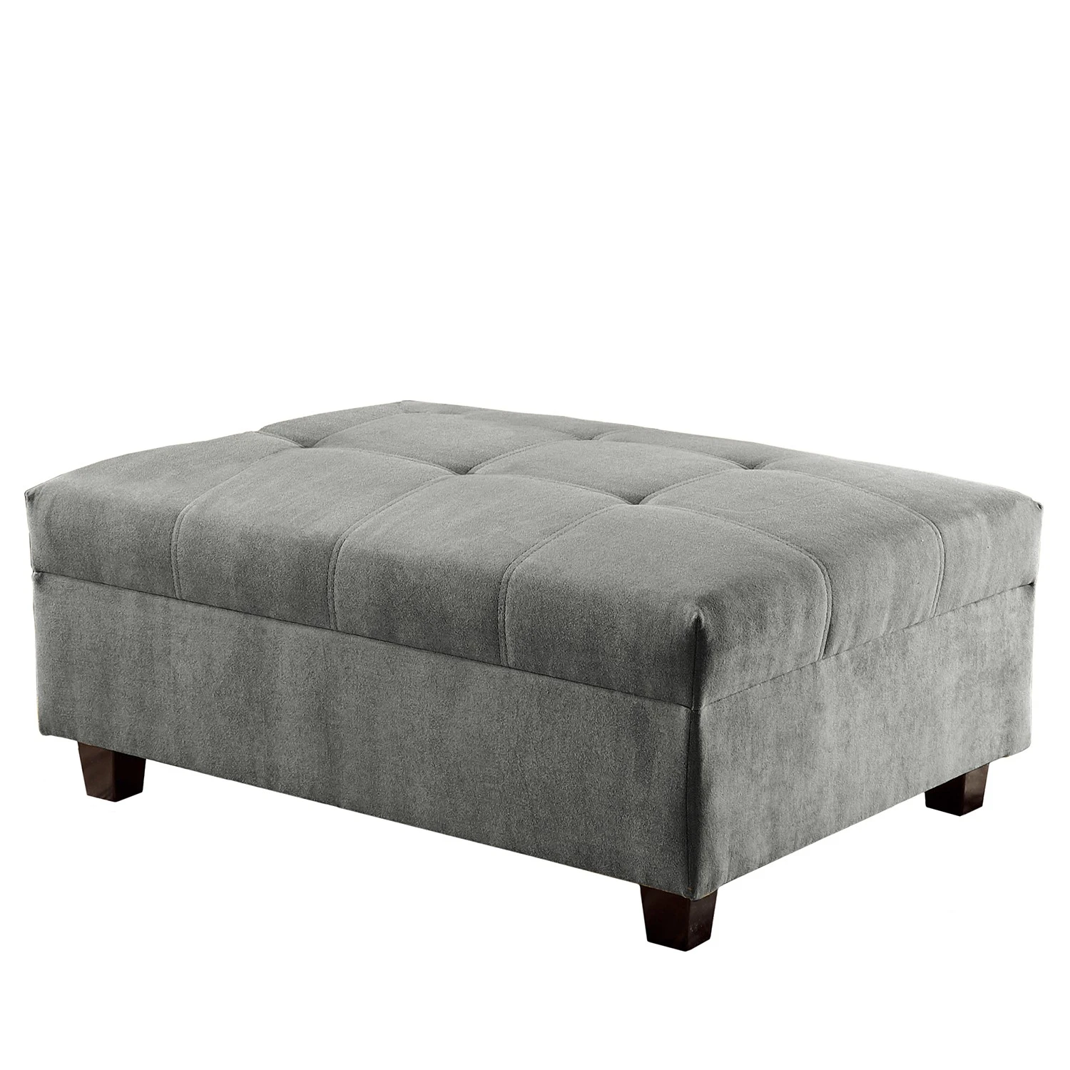 Fredriks Ecksofa Holton - Microfaser - Microfaser Ranu: Dunkelgrau - Longchair davorstehend links - Mit Hocker 5 Fredriks Ecksofa Holton - Microfaser - Microfaser Ranu: Dunkelgrau - Longchair davorstehend links - Mit Hocker – Bild 5