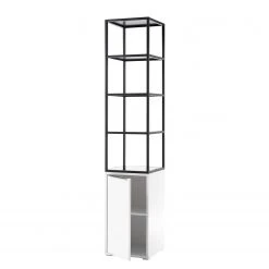 Fredriks Wohnkombination White Hall (2-teilig) - Matt Weiß / Schwarz -Wohnzimmermöbel boutique en ligne 1000222881 210216 14110900043 DETAILS P000000001000222881