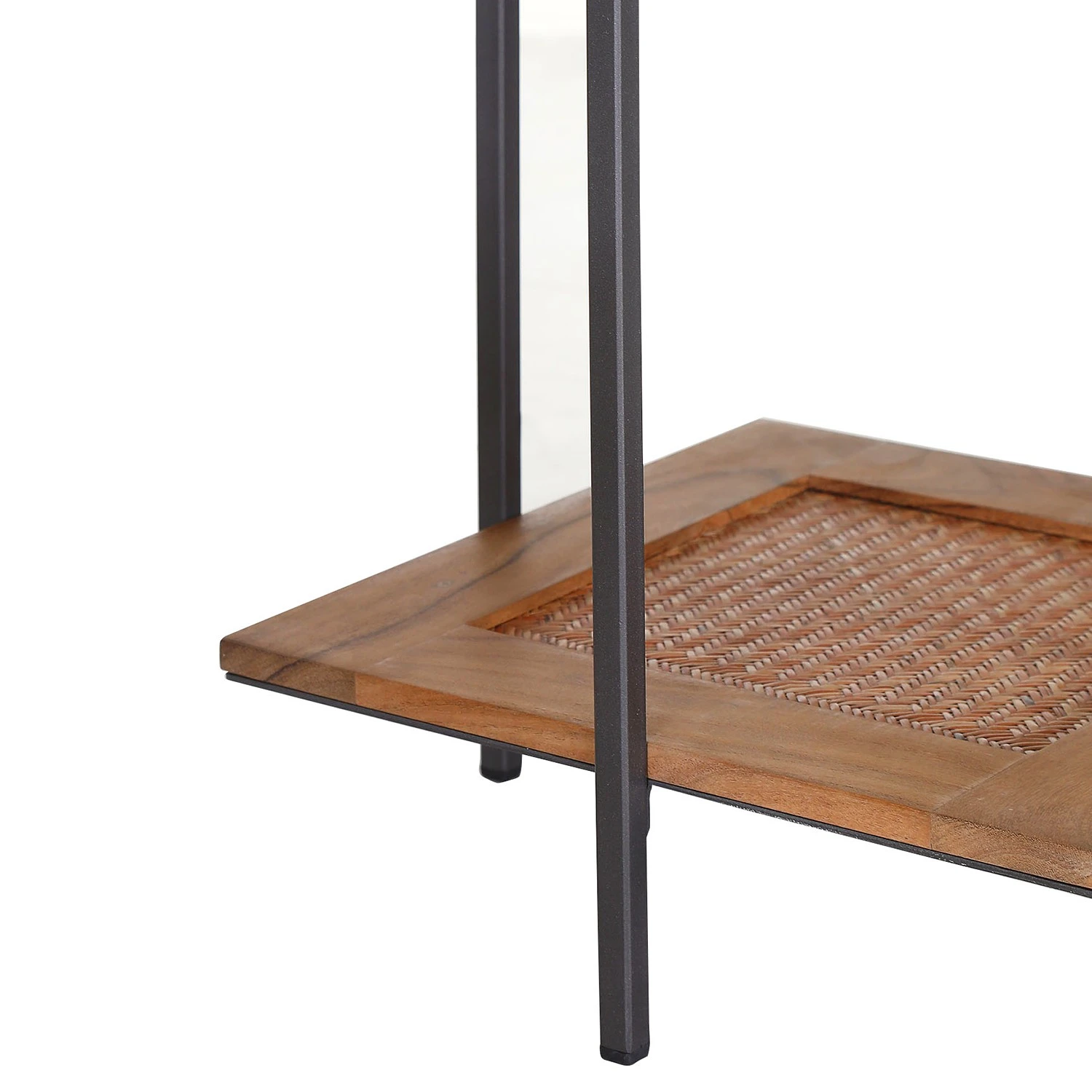 Ars manufacti Beistelltisch Leyma (2er-Set) - Rattan / Akazie massiv - Akazie / Anthrazit 3 Ars manufacti Beistelltisch Leyma (2er-Set) - Rattan / Akazie massiv - Akazie / Anthrazit – Bild 3