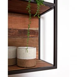 Ars manufacti Wandregal Fyfield - Akazie massiv / Metall - Akazie / Grau -Wohnzimmermöbel boutique en ligne 1000223497 200826 12362000094 DETAILS P000000001000223497