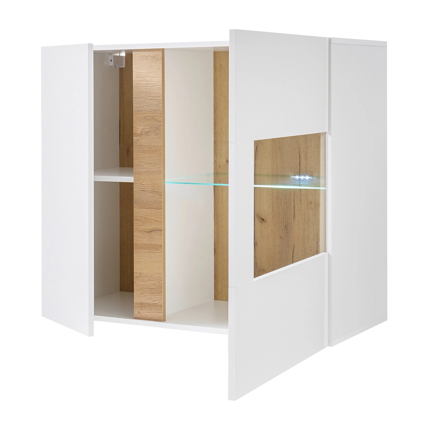 Loftscape Hängevitrine Cailla - Hochglanz Weiß 6 Loftscape Hängevitrine Cailla - Hochglanz Weiß – Bild 6