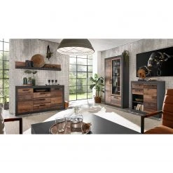 Red Living Wandboard Buzan - Altholz Dekor / Anthrazit -Wohnzimmermöbel boutique en ligne 1000223906 200828 15381300010 MOOD DETAILS P000000001000223906 mood