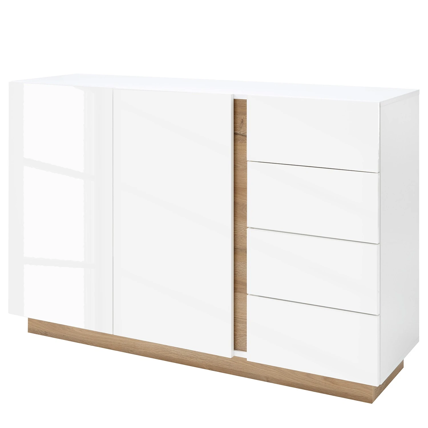 Loftscape Sideboard Cailla III - Hochglanz Weiß 1 Loftscape Sideboard Cailla III - Hochglanz Weiß