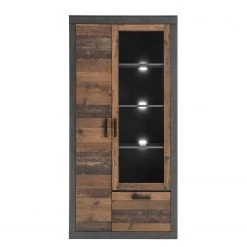 Red Living Vitrinenschrank Buzan - Altholz Dekor / Anthrazit -Wohnzimmermöbel boutique en ligne 1000223922 200828 15475100121 DETAILS P000000001000223922