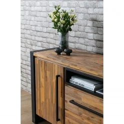 Ars manufacti Sideboard Urban Industry I - Akazie teilmassiv / Metall - Akazie / Schwarz 28 Ars manufacti Sideboard Urban Industry I - Akazie teilmassiv / Metall - Akazie / Schwarz -Wohnzimmermöbel boutique en ligne 1000224201 210714 07372000007 DETAILS P000000001000224201