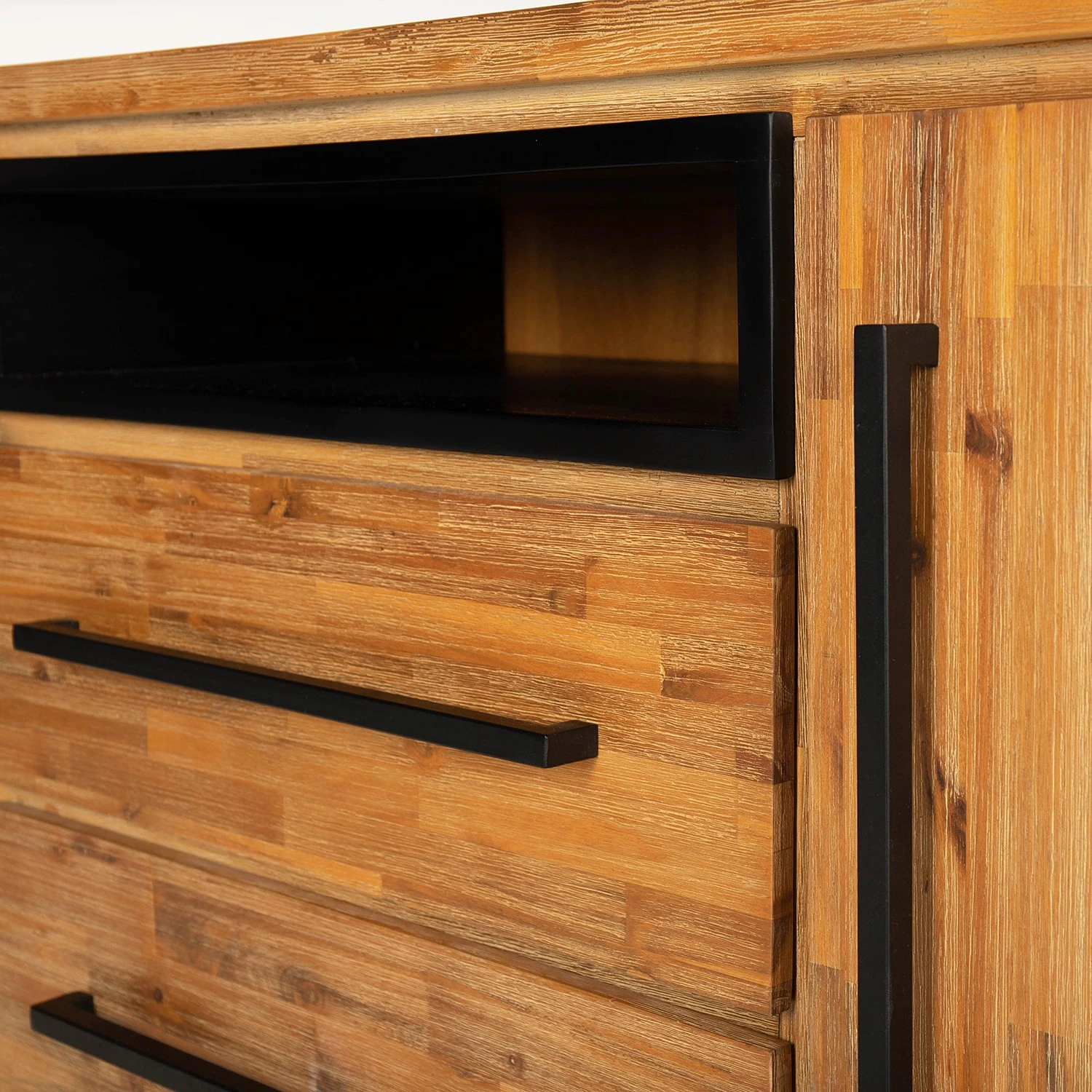 Ars manufacti Sideboard Urban Industry I - Akazie teilmassiv / Metall - Akazie / Schwarz 16 Ars manufacti Sideboard Urban Industry I - Akazie teilmassiv / Metall - Akazie / Schwarz – Bild 16