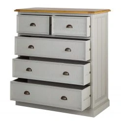 Maison Belfort Kommode Lavalle II - Kiefer teilmassiv - Kiefer / Hellgrau 12 Maison Belfort Kommode Lavalle II - Kiefer teilmassiv - Kiefer / Hellgrau -Wohnzimmermöbel boutique en ligne 1000224203 210623 13275600010 DETAILS P000000001000224203