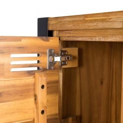 Ars manufacti Higboard Urban Industry I - Akazie teilmassiv / Metall - Akazie / Schwarz -Wohnzimmermöbel boutique en ligne 1000224212 220729 055 DETAILS P000000001000224212