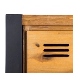 Ars manufacti Higboard Urban Industry I - Akazie teilmassiv / Metall - Akazie / Schwarz -Wohnzimmermöbel boutique en ligne 1000224212 220729 066 DETAILS P000000001000224212