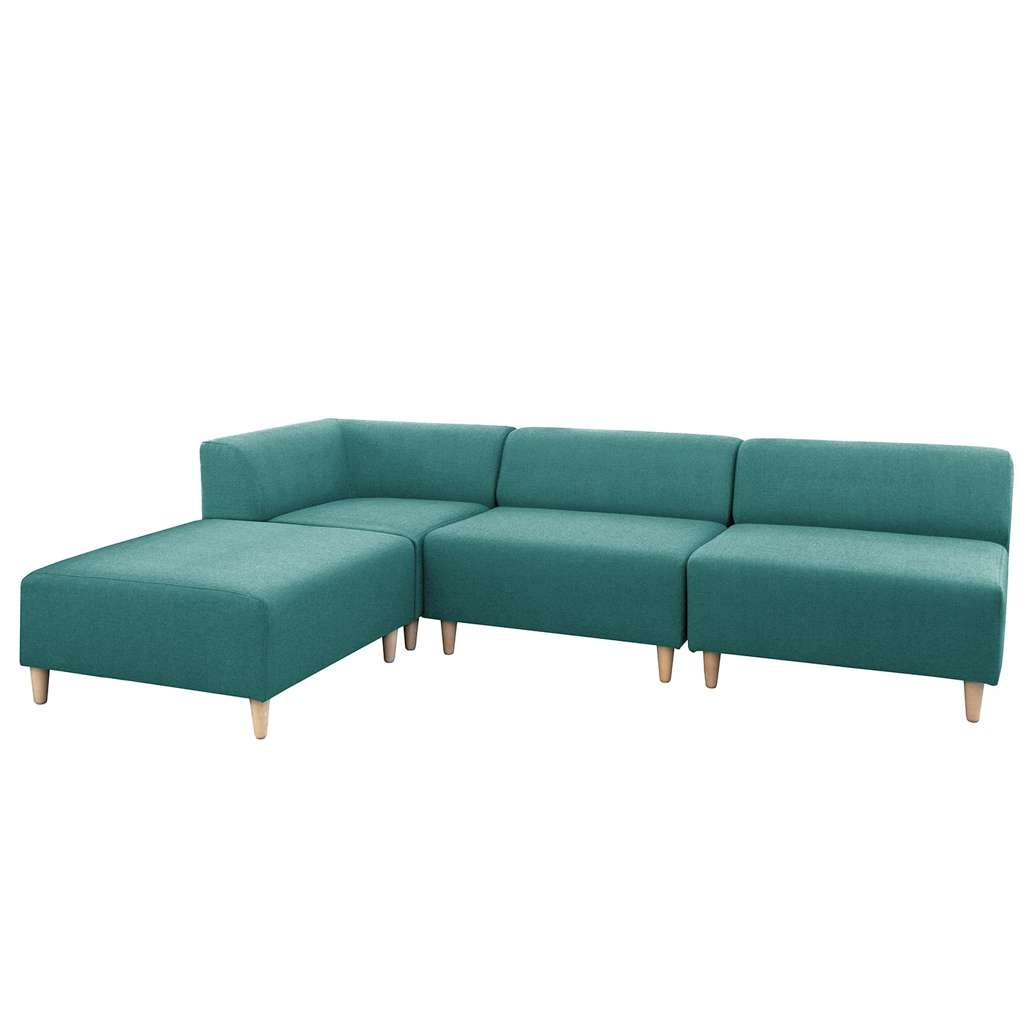 Mørteens Polsterhocker Kurikka - Webstoff - Webstoff Maloti: Petrol 4 Mørteens Polsterhocker Kurikka - Webstoff - Webstoff Maloti: Petrol – Bild 4