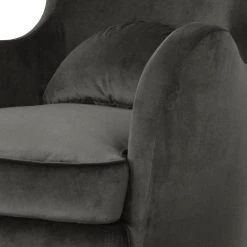 Sessel Moulton - Samt Onoli: Anthrazit -Wohnzimmermöbel boutique en ligne 1000224302 200916 14014100580 DETAILS P000000001000224302