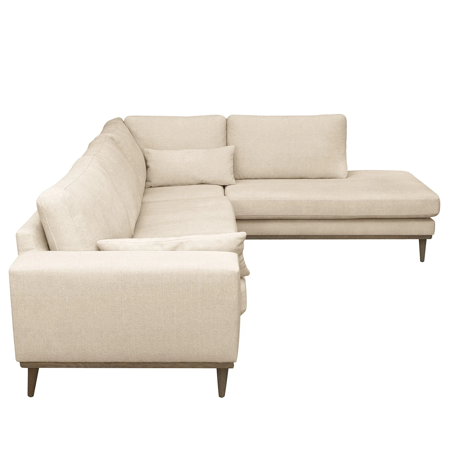 Mørteens Ecksofa Billund III - Strukturstoff - Creme - Ottomane davorstehend rechts 6 Mørteens Ecksofa Billund III - Strukturstoff - Creme - Ottomane davorstehend rechts – Bild 6