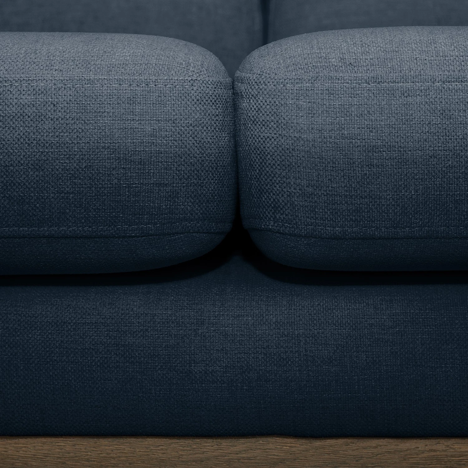 Mørteens Wohnlandschaft Billund - Strukturstoff - Dunkelblau - Longchair davorstehend rechts / Ottomane links 3 Mørteens Wohnlandschaft Billund - Strukturstoff - Dunkelblau - Longchair davorstehend rechts / Ottomane links – Bild 3