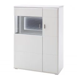 Loftscape Highboard Cassville - Matt Weiß / Anthrazit