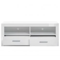 Loftscape Wohnwand Bricktown II (4-teilig) - Hochglanz Weiß / Matt Weiß -Wohnzimmermöbel boutique en ligne 1000224404 200904 12232100101 DETAILS P000000001000224404