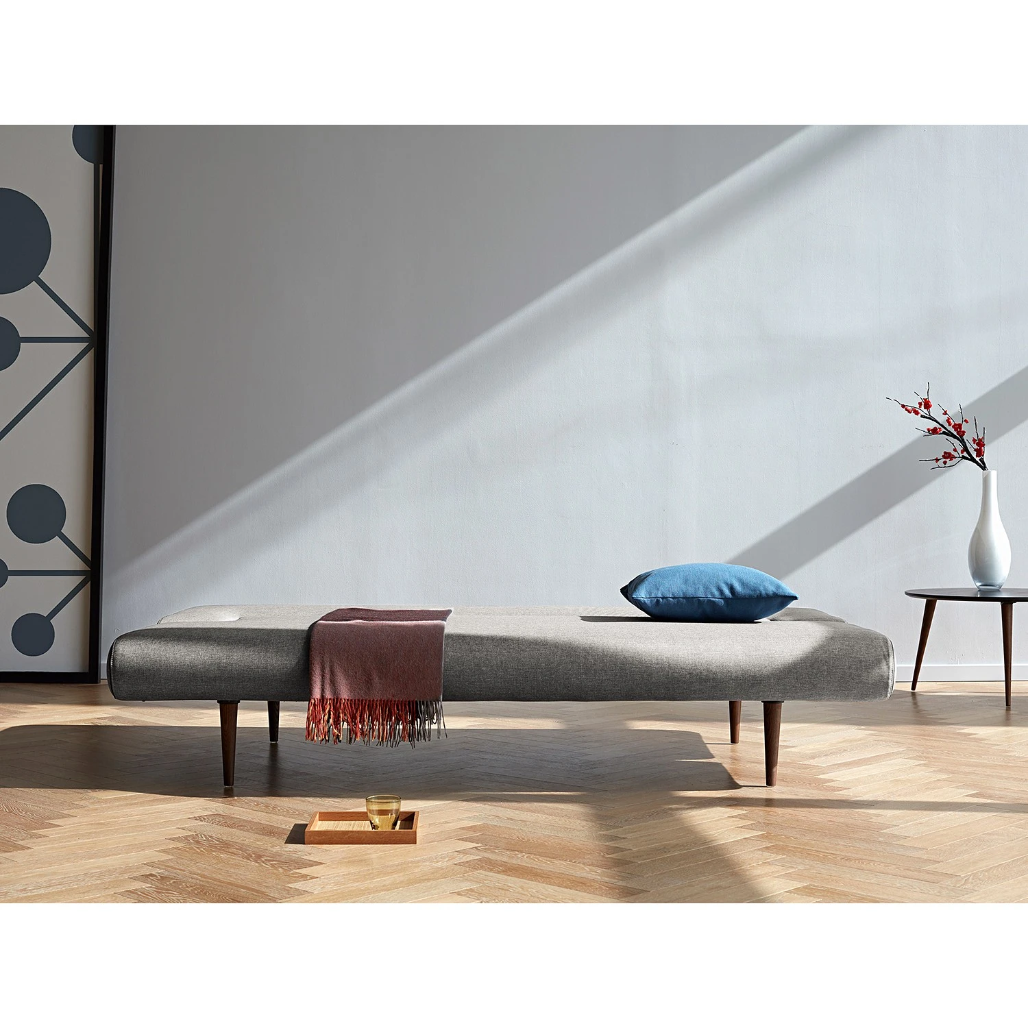 Innovation Möbel Schlafsofa Unfurl II - Webstoff - Stoff Flashtex: Light Grey 3 Innovation Möbel Schlafsofa Unfurl II - Webstoff - Stoff Flashtex: Light Grey – Bild 3