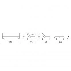 Innovation Möbel Schlafsofa Unfurl II - Webstoff - Stoff Flashtex: Light Grey 23 Innovation Möbel Schlafsofa Unfurl II - Webstoff - Stoff Flashtex: Light Grey -Wohnzimmermöbel boutique en ligne 1000224427 200928 18504900058 SKETCH DETAILS P000000001000224427 sketch