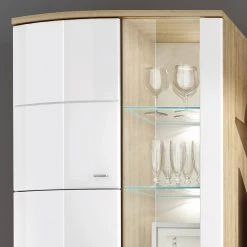 Loftscape Wohnwand Colcord (4-teilig) - Hochglanz Weiß / Eiche Dekor 13 Loftscape Wohnwand Colcord (4-teilig) - Hochglanz Weiß / Eiche Dekor -Wohnzimmermöbel boutique en ligne 1000224461 200902 06401300015 DETAILS P000000001000224461