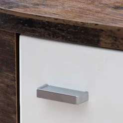 Fredriks Sideboard Karlsburg - Hochglanz Weiß / Altholz Dekor -Wohnzimmermöbel boutique en ligne 1000224471 200902 06404600062 DETAILS P000000001000224471