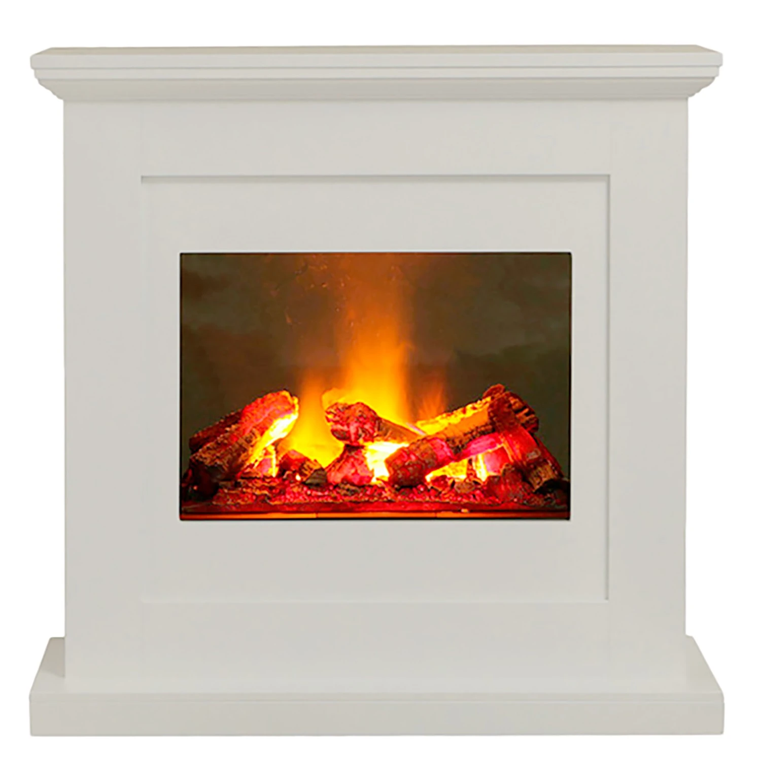 Loftscape Elektrokamin Toronto - Brilliantweiß - Einsatz Schwarz 4 Loftscape Elektrokamin Toronto - Brilliantweiß - Einsatz Schwarz – Bild 4