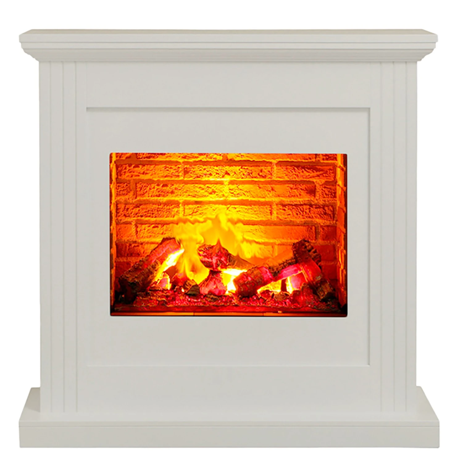 Loftscape Elektrokamin Ontario - Brilliantweiß - Einsatz Stein Dekor 4 Loftscape Elektrokamin Ontario - Brilliantweiß - Einsatz Stein Dekor – Bild 4
