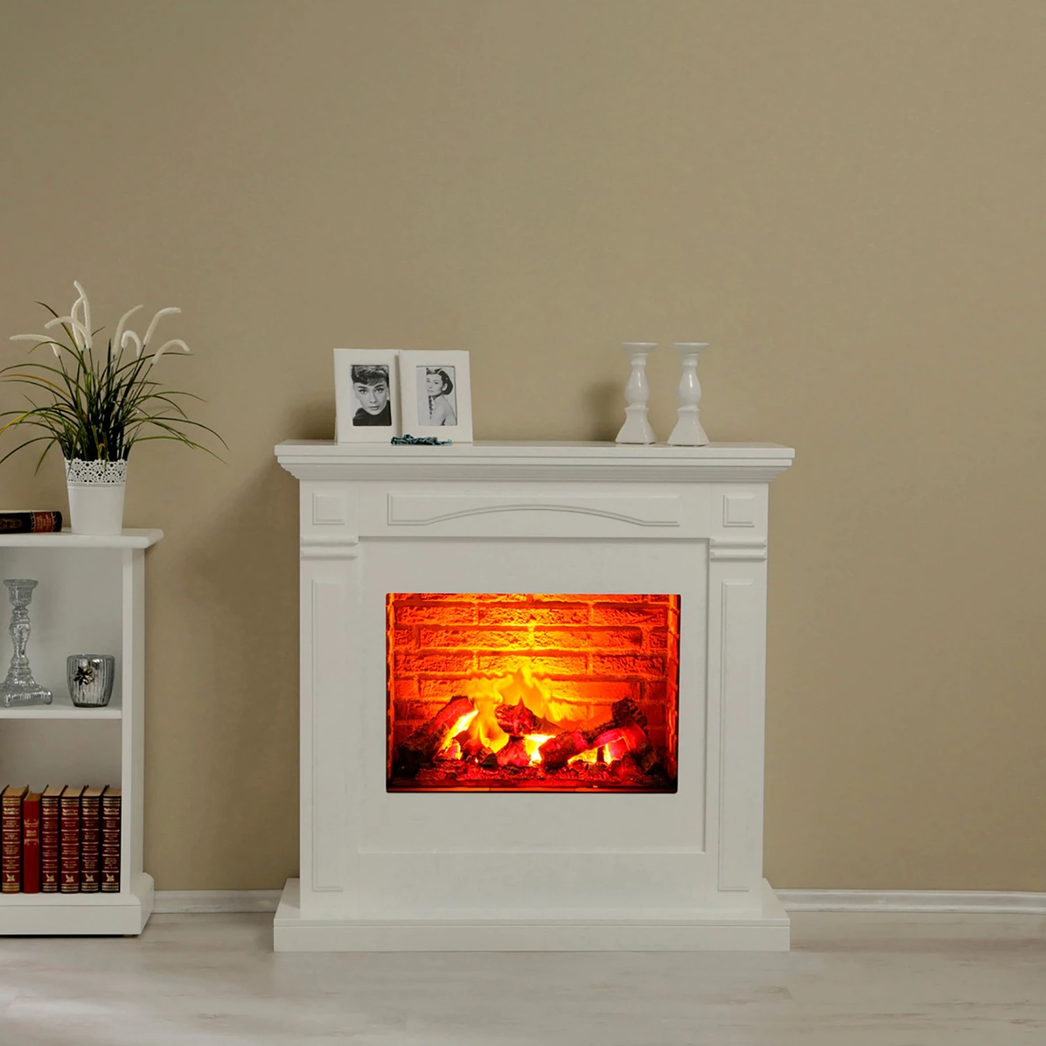 Ridgevalley Elektrokamin Calgary - Brilliantweiß - Einsatz Stein Dekor 3 Ridgevalley Elektrokamin Calgary - Brilliantweiß - Einsatz Stein Dekor – Bild 3