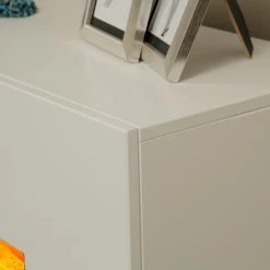 Loftscape Elektrokamin Borkum - Weiß - Einsatz Stein Dekor -Wohnzimmermöbel boutique en ligne 1000224510 200922 15402300138 DETAILS P000000001000224510