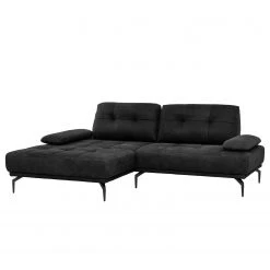 Fredriks Ecksofa Linville - Echtleder Poas: Schwarz - Breite: 258 cm - Longchair davorstehend links - Mit Kopfstütze 13 Fredriks Ecksofa Linville - Echtleder Poas: Schwarz - Breite: 258 cm - Longchair davorstehend links - Mit Kopfstütze -Wohnzimmermöbel boutique en ligne 1000225254 210505 11394400085 DETAILS P000000001000225254