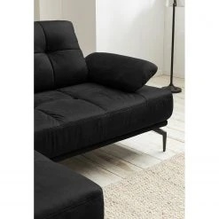 Fredriks Ecksofa Linville - Echtleder Poas: Schwarz - Breite: 258 cm - Longchair davorstehend links - Mit Kopfstütze 15 Fredriks Ecksofa Linville - Echtleder Poas: Schwarz - Breite: 258 cm - Longchair davorstehend links - Mit Kopfstütze -Wohnzimmermöbel boutique en ligne 1000225254 210505 11394500087 DETAILS P000000001000225254