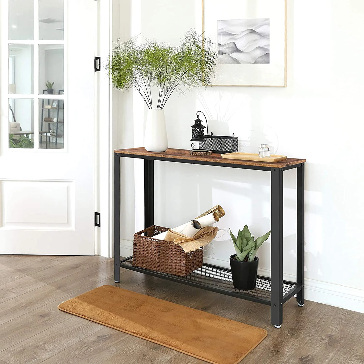 Red Living Konsolentisch Morristown I - Braun / Schwarz 5 Red Living Konsolentisch Morristown I - Braun / Schwarz – Bild 5