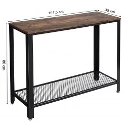 Red Living Konsolentisch Morristown I - Braun / Schwarz 13 Red Living Konsolentisch Morristown I - Braun / Schwarz -Wohnzimmermöbel boutique en ligne 1000225791 200914 06113300008 SKETCH DETAILS P000000001000225791 sketch