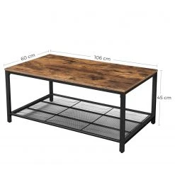 Red Living Couchtisch Bettyhill II - Braun / Schwarz 13 Red Living Couchtisch Bettyhill II - Braun / Schwarz -Wohnzimmermöbel boutique en ligne 1000225814 200914 06122300048 SKETCH DETAILS P000000001000225814 sketch