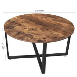 Red Living Couchtisch Hexton - Braun / Schwarz 13 Red Living Couchtisch Hexton - Braun / Schwarz -Wohnzimmermöbel boutique en ligne 1000225816 200914 06123300065 SKETCH DETAILS P000000001000225816 sketch