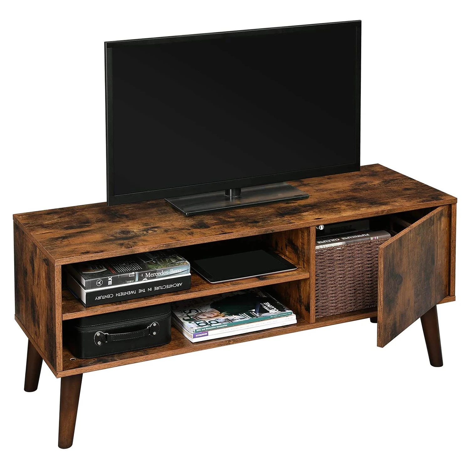 Red Living TV-Lowboard Hickling II - Braun / Gummibaum 4 Red Living TV-Lowboard Hickling II - Braun / Gummibaum – Bild 4