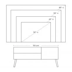 Red Living TV-Lowboard Hickling II - Braun / Gummibaum 13 Red Living TV-Lowboard Hickling II - Braun / Gummibaum -Wohnzimmermöbel boutique en ligne 1000225822 200914 06130600110 SKETCH DETAILS P000000001000225822 sketch