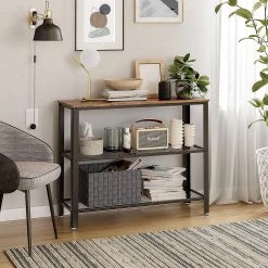 Red Living Konsolentisch Morristown II - Braun / Schwarz 9 Red Living Konsolentisch Morristown II - Braun / Schwarz -Wohnzimmermöbel boutique en ligne 1000225823 200914 06130700113 MOOD DETAILS P000000001000225823 mood