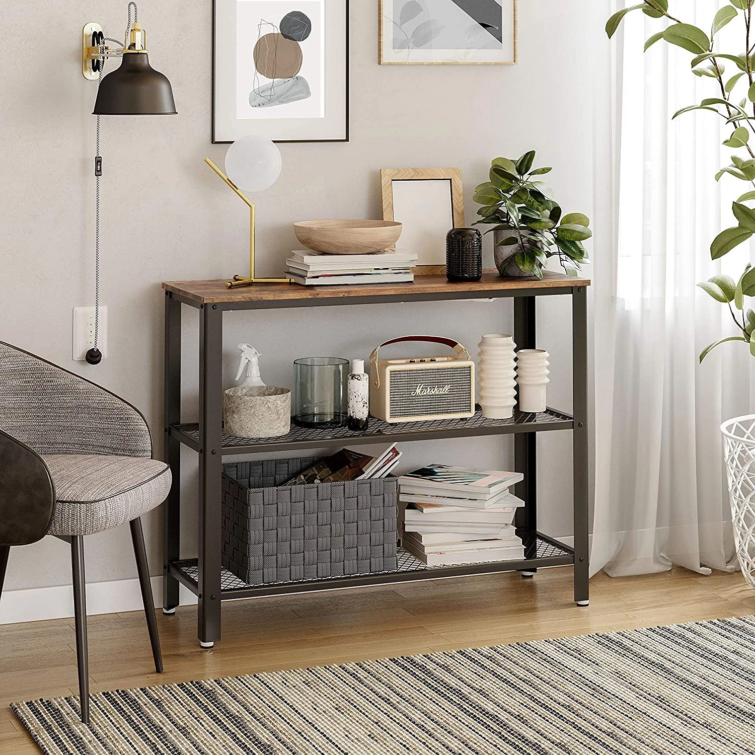 Red Living Konsolentisch Morristown II - Braun / Schwarz 3 Red Living Konsolentisch Morristown II - Braun / Schwarz – Bild 3