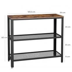 Red Living Konsolentisch Morristown II - Braun / Schwarz 13 Red Living Konsolentisch Morristown II - Braun / Schwarz -Wohnzimmermöbel boutique en ligne 1000225823 200914 06131200118 SKETCH DETAILS P000000001000225823 sketch