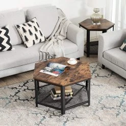 Red Living Couchtisch Morristown - Braun / Schwarz 8 Red Living Couchtisch Morristown - Braun / Schwarz -Wohnzimmermöbel boutique en ligne 1000225833 200914 06134700168 DETAILS P000000001000225833